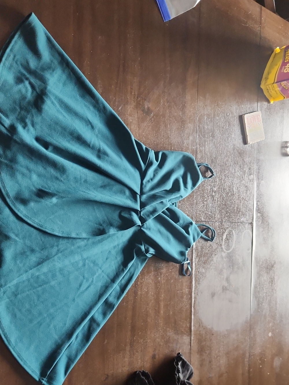 Teal Sleeveless Skater Dress